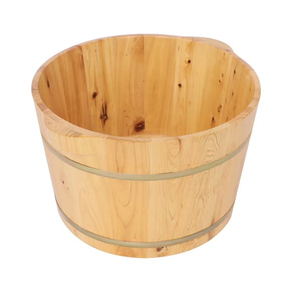 Fotbadskärl, Modern Design, Lätt att Använda,Träfärg