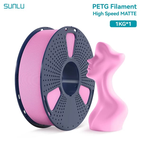 3D-utskrift filament, hög hastighet prestanda, matt yta,Rosa