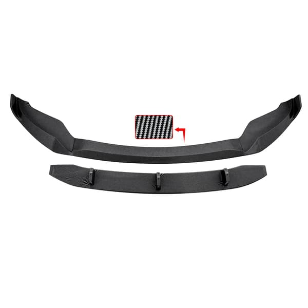Front Bumper Lip, Nem installation, Passer til 2014-2018 Luxury Crossover SUV Base,front lip carbon