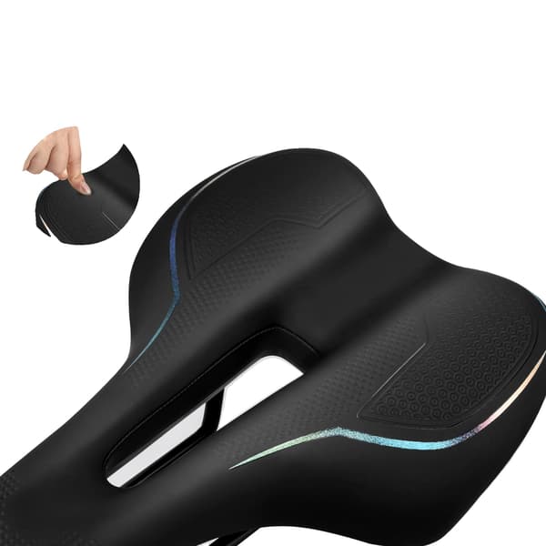 Cykelsæde, Ergonomisk Design, Vandtæt Materiale,SORT