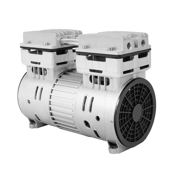 Luftkompressor, 750W effekt, 8 Bar tryk, 145 L/min flowrate, aluminium materiale, stille drift