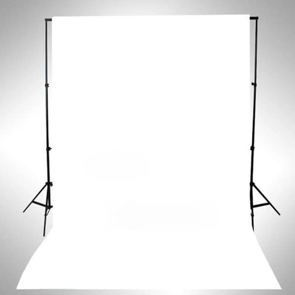 Fotografi Baggrund, Bomulds Materiale, Håndmalet Design,Hvid