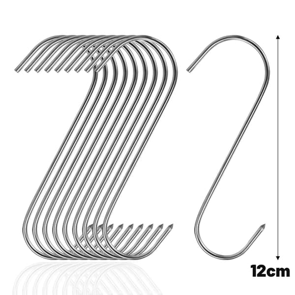 Kød Krog, Rustfrit Stål Konstruktion, Alsidig Køkkenbrug,12cm-a, 50PCS-a