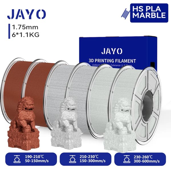 3D-printer filament, høj hastighed, marmor tekstur,2BR-2OM-2SS