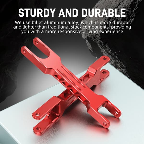 Bageste Trailing Arm Kit, Billet Aluminium, Kompatibilitet: Kompakt Bil (E81/E82/E87/E88), Mellemstor Bil (E90/E91/E92), Stiv Konstruktion