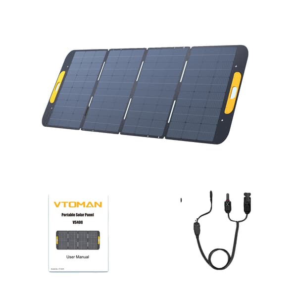 Solpanel, Fällbar Design, Hög Effektivitet,VS400