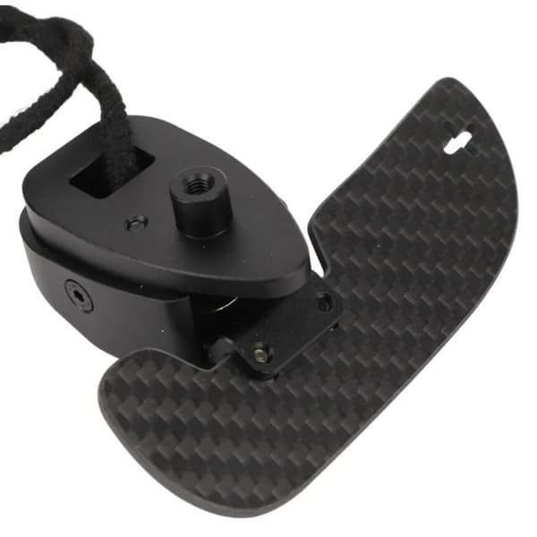 Ratpaddle, kulfiber, trekantet design,sort