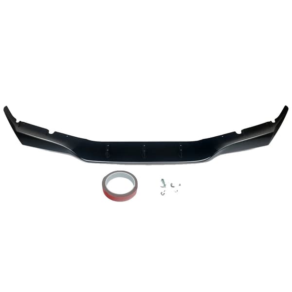 Front Bumper Diffuser, Nem Installation, Vejrbestandig,Glans Sort