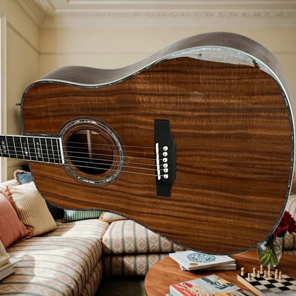 Gitarr, KOA-kropp, Rosenträsgrepp,Brun