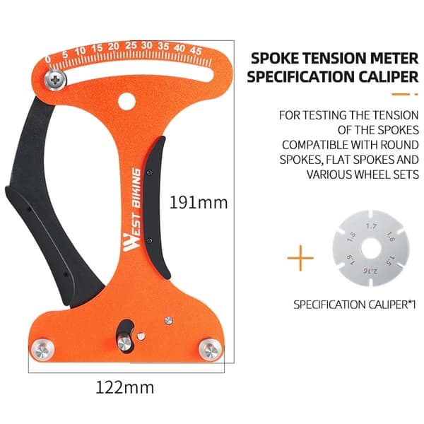 Eker Spännmätare, Hållbar Design, Precision Mätning,Orange