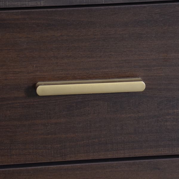 TV-bord, moderne MDF-design, opbevaring med skuffer,Brun