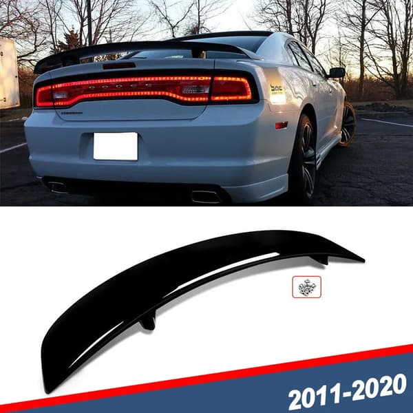 Spoilervinge, Fabrikstil, Passer til 2011-2020 Dodge Charger,glans sort