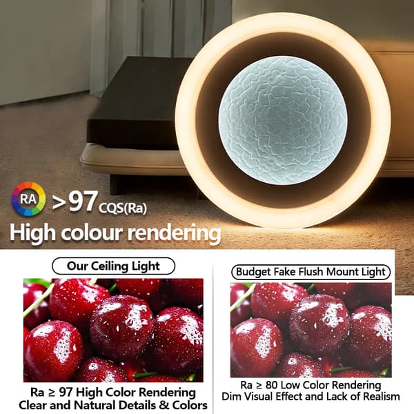 Loftlampe, Dæmpbar, Smart Kontrol,Smart Loftlampe