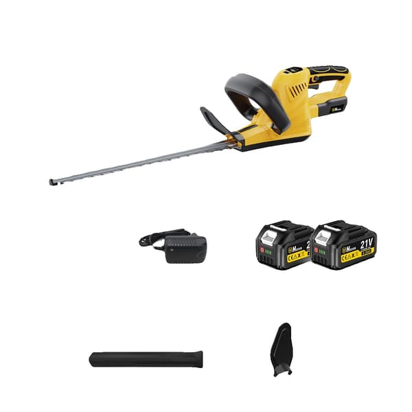 Elektrisk Häcksax, Borstlös Motor, Dubbelblad, 2 Batteri