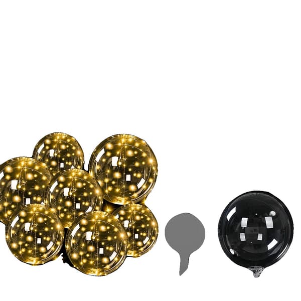 LED Balloner, Gløder i Mørket, Perfekte til Fester,20inch, stil 2