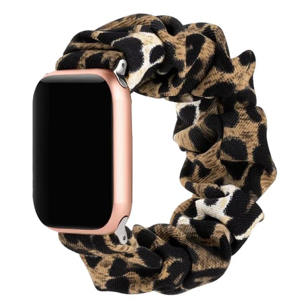 Urrem, Stofmateriale, Elastisk Spænde,38mm 40mm 41mm-b, Brun