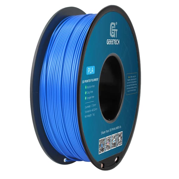 PLA Filament, 1,75 mm Diameter, Miljøvenligt Materiale,Blå