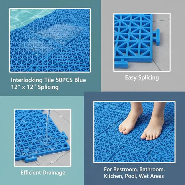 Utomhustegel, Sammanlänkande Design, Snabb Dränering, Armégrön