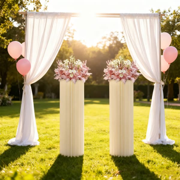 Blomsterstande, Sammenklappeligt Design, Moderne Stil,M, HVID