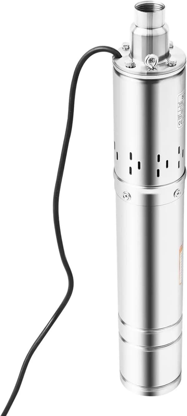 Dykpumpe, Maksimal Dybde 100 m, Holdbart Rustfrit Stål,220V, EU