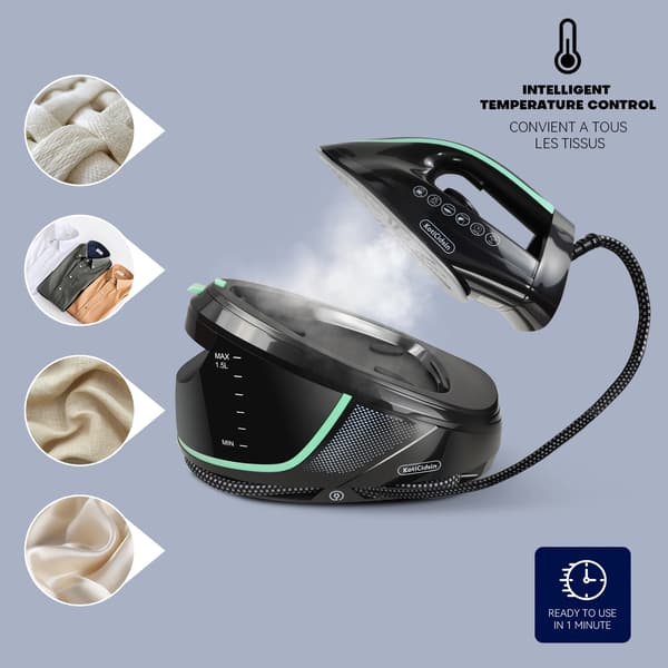 Dampstrygejern, 3100W Effekt, ECO Tilstand,EU