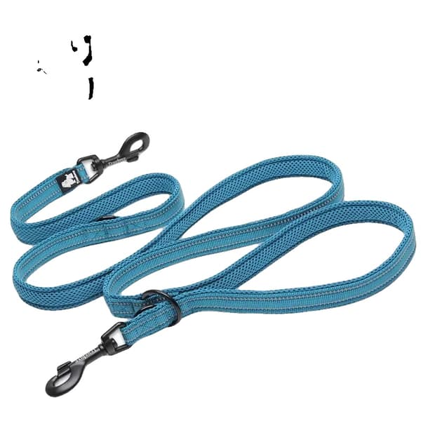 Hundesnor, Justerbar, Reflekterende,blå, S (1.5cmX200cm)-a