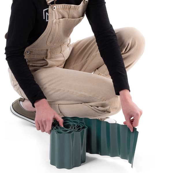 Havepalisade, Fleksibelt Design, Holdbart Materiale,grøn
