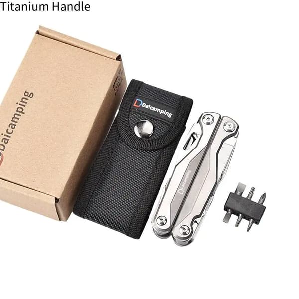 Multiværktøj, Titaniumlegering, Ergonomisk Design,DL7 Titanium
