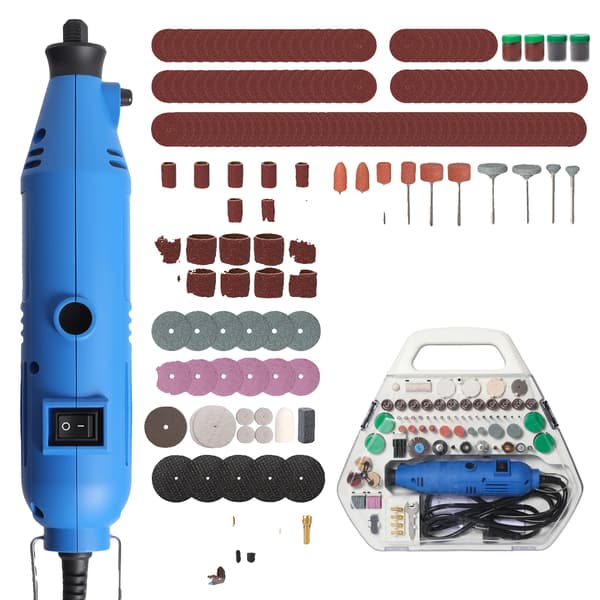 Elektrisk kværn, 130W effekt, 6 variable hastighedsindstillinger,252PCS Sæt-130W