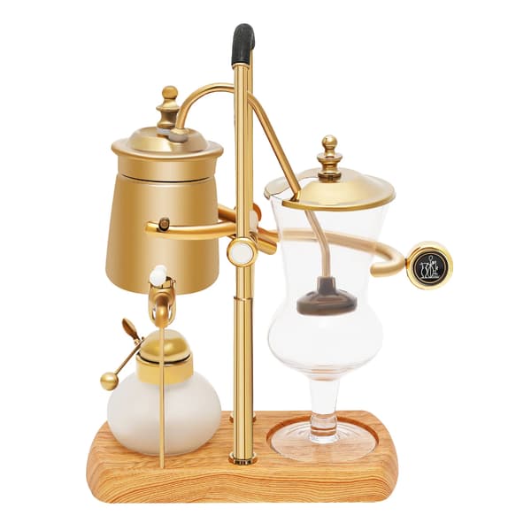 Siphonkaffebryggare, Elegant Design, Manuell Drift,Guld