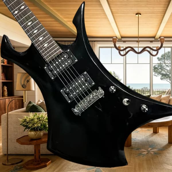 Guitar, Mahogni Krop, Fast Bro,sort