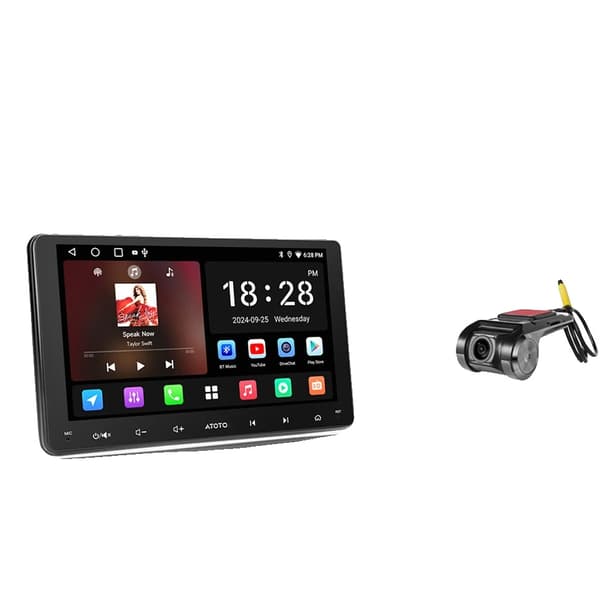 Touchscreen Bilstereo, Navigationssystem, Trådlös Anslutning,med DVR-kamera