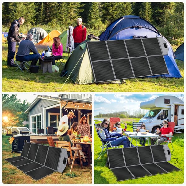 Solpanel, Fällbar Design, Hög Effektivitet,SP400Platinum  400W