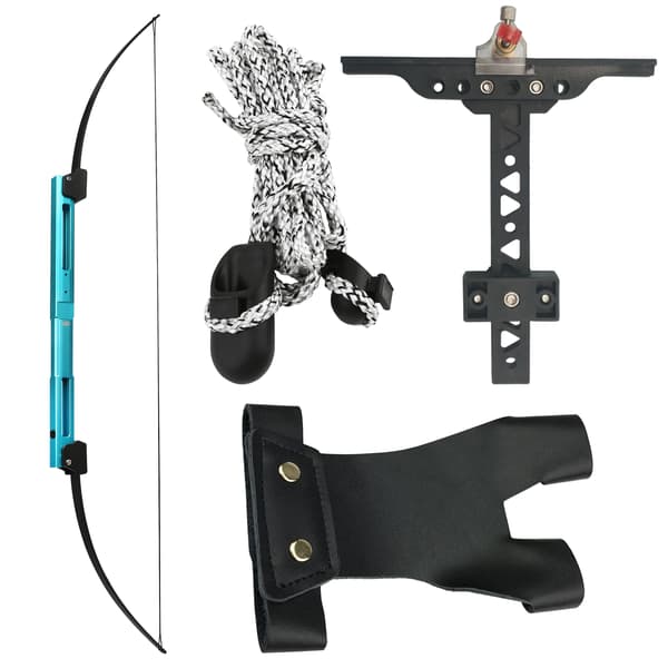 Recurve Båge, Fällbar Design, Lätt Konstruktion,Blå