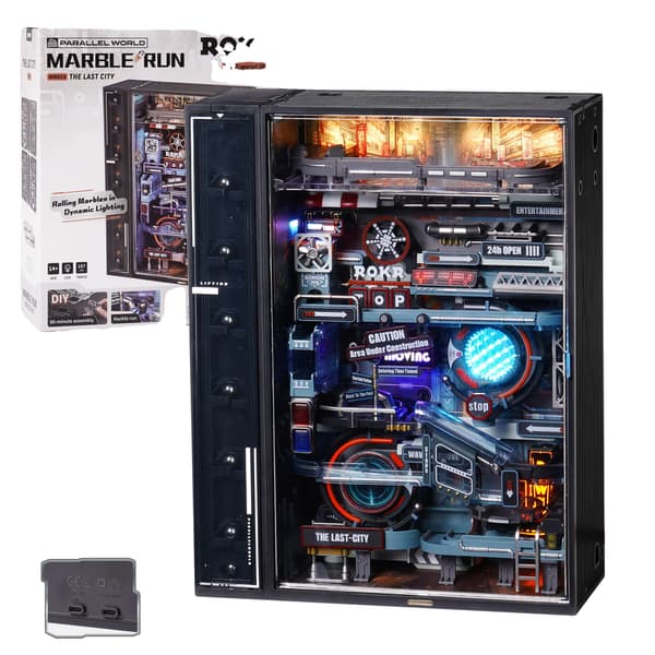 Marmorbane, Cyberpunk Design, Automatiserede Funktioner,Den sidste by