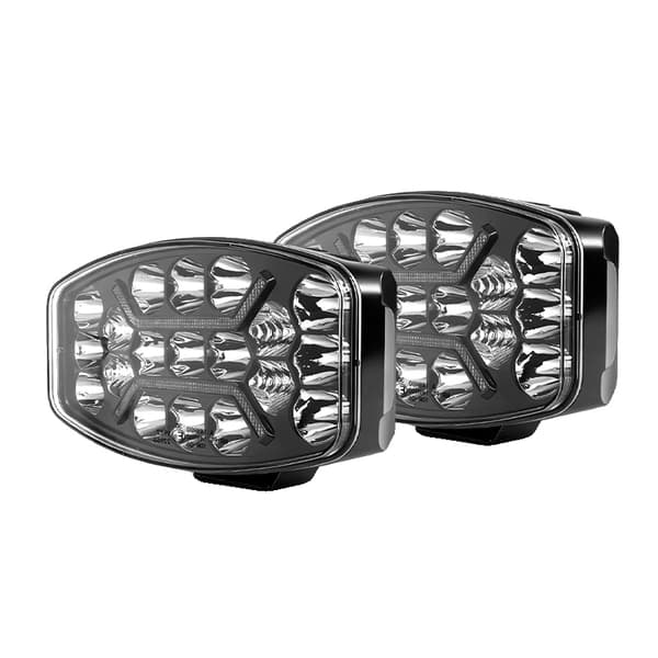 Arbejdslampe, Blandet Lystype, Vandtæt Design,2PC Amber DRL Strobe