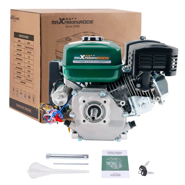Motor, 7 hk Effekt, Elektrisk Start,sort