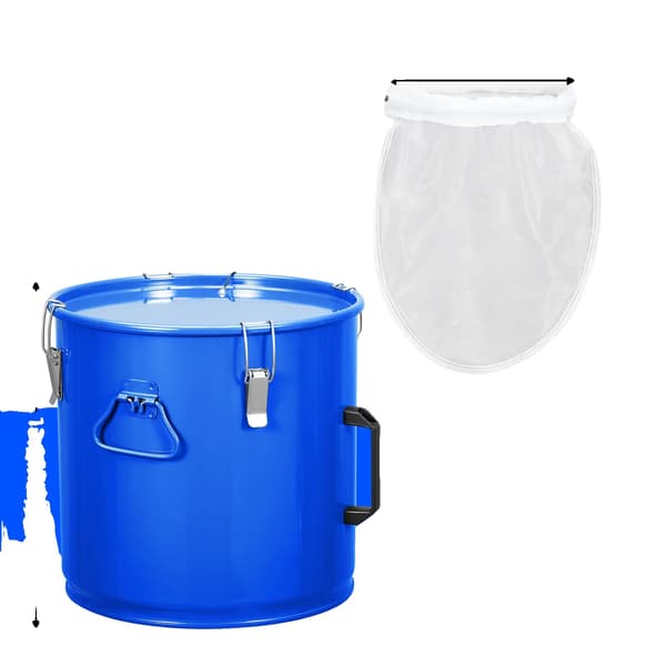 Oljeavfallshållare, Tungt byggd, Läcksäker lock,30L