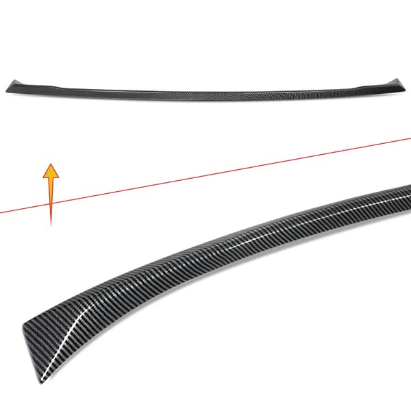 Bakluckespoiler, Aerodynamisk Design, Hållbart ABS-material,kolfiberutseende
