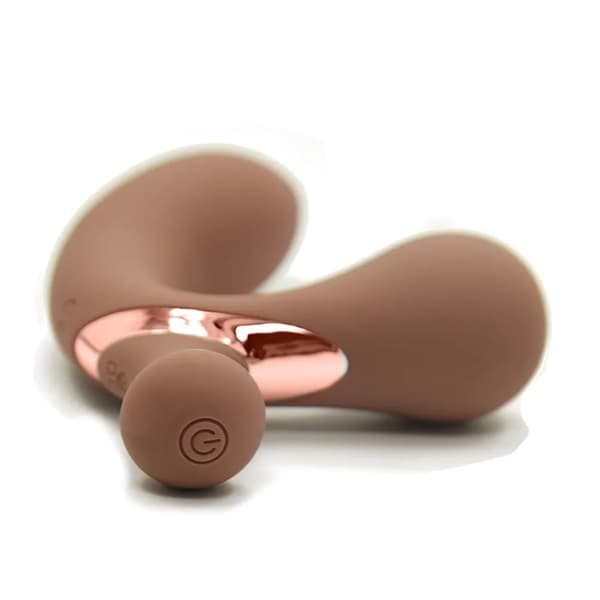 Prostata Vibrator, 10 Vibrationsindstillinger, Vandtæt Design,Brun, S