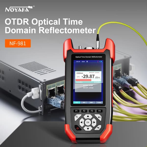Fiberoptisk tester, optisk effektmätare, mångsidig anslutning,NF-981