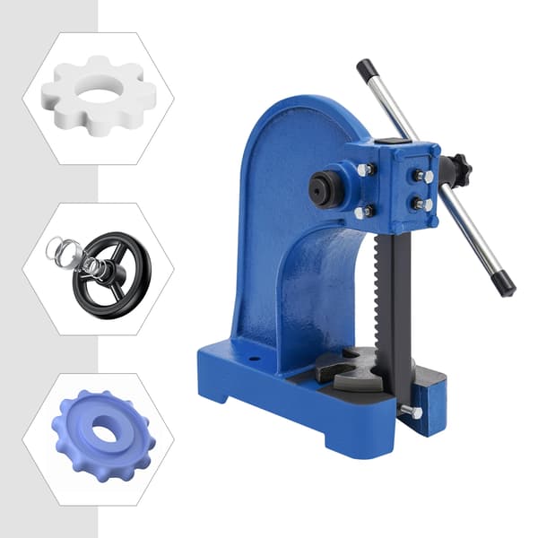Manuell Arborpress, Hög Lastkapacitet, Ergonomisk Design,Blå