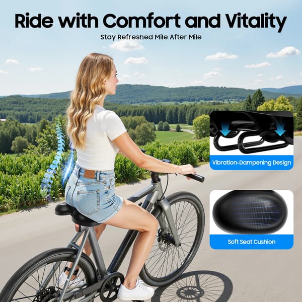 Cykelsadel, Justerbar Bredd, Bekväm Design,svart