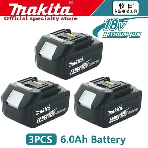 Akku, 18V, 6000mAh, 3KPL 6.0Ah