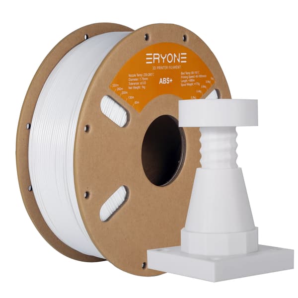 3D Utskriftsfilament, ABS+ Material, 1KG Vikt,ABS Plus Vit
