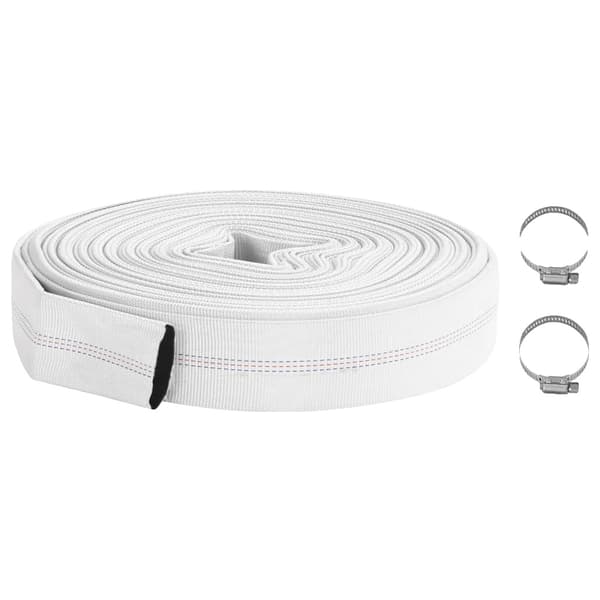 Brandslange, PVC-materiale, 20 m længde,hær grøn