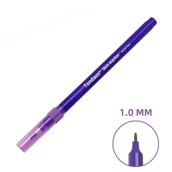 Hudmarkerpenna, Engångs, Precision Design,10P 1 enkel Lila