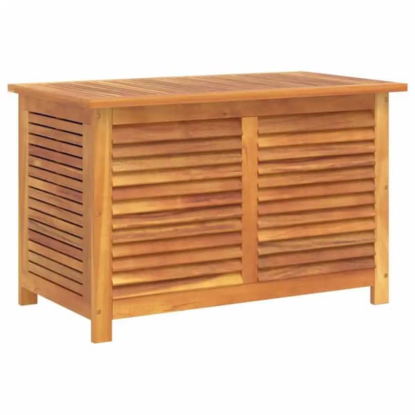 Trädgårdsbox, Solid Akaciaträ, Väderbeständig Design,Brons