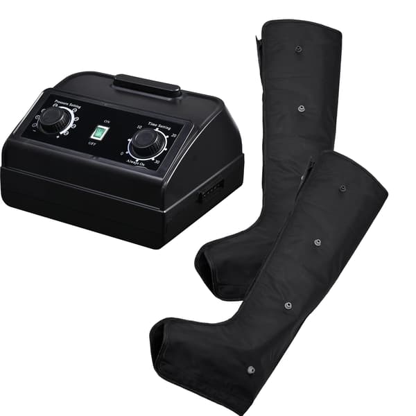 Benmassageapparat, Justerbart Tryk, Brugervenligt Design,sort