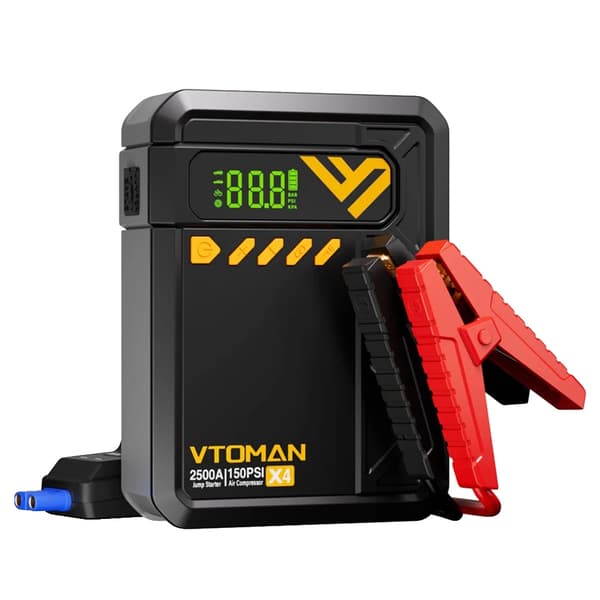 Jump Starter, Power Bank, Luftkompressor,VTOMAN X4